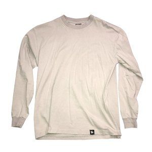 YoungLA Primitive Oversized Long Sleeve T-Shirt Grey Wash Medium